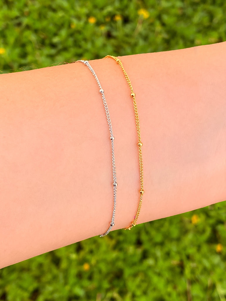 Pulsera Con Mini Bolitas