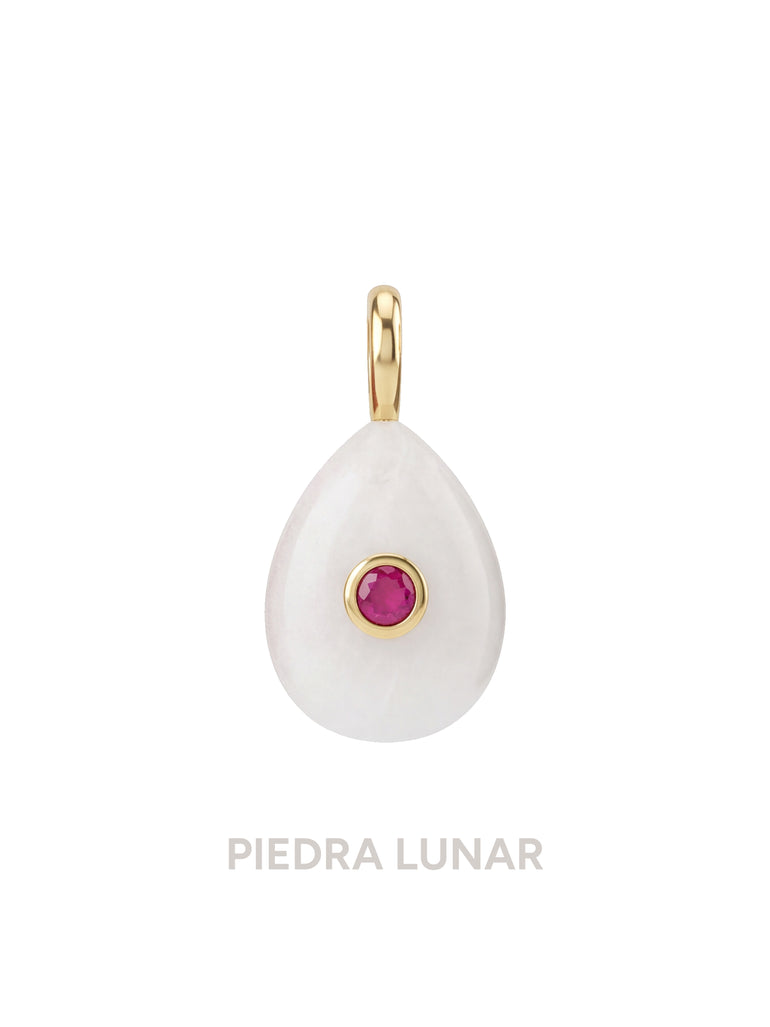 Dije Ovalado Con Centro Zirconia