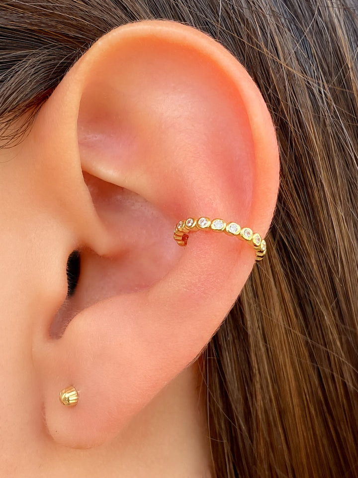 Ear Cuff con Mini Zirconias