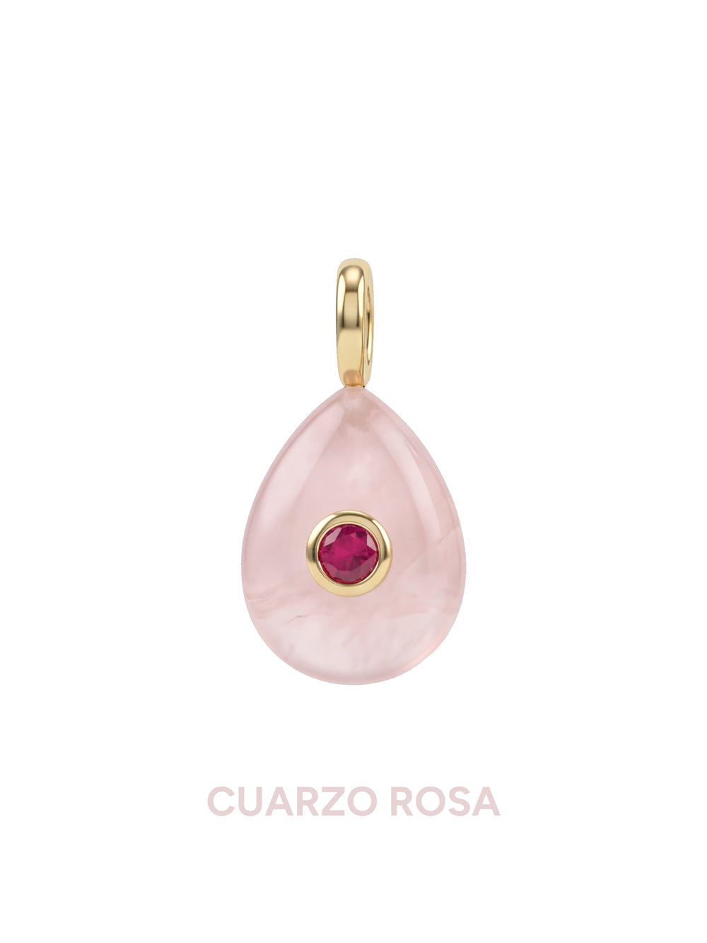 Dije Ovalado Con Centro Zirconia