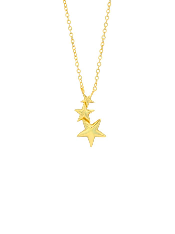 Collar Con Triple Estrella