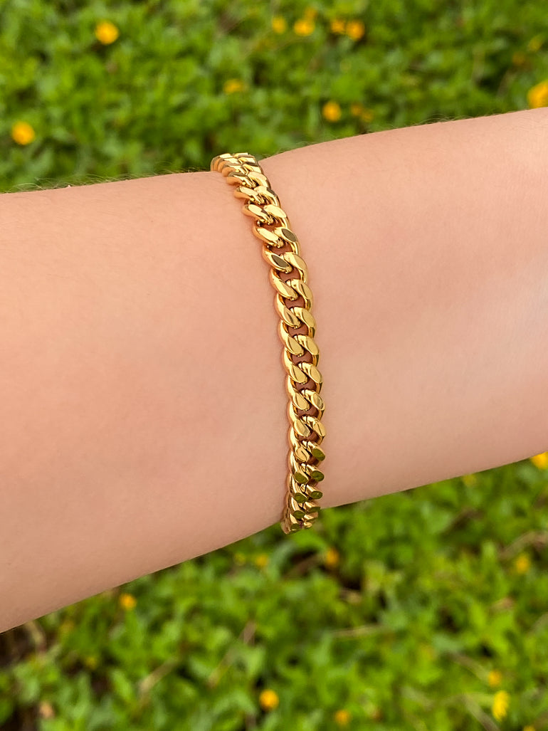 Pulsera Eslabon 6 mm