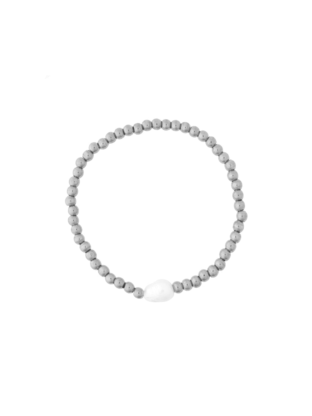 Pulsera Bolitas Con Perla