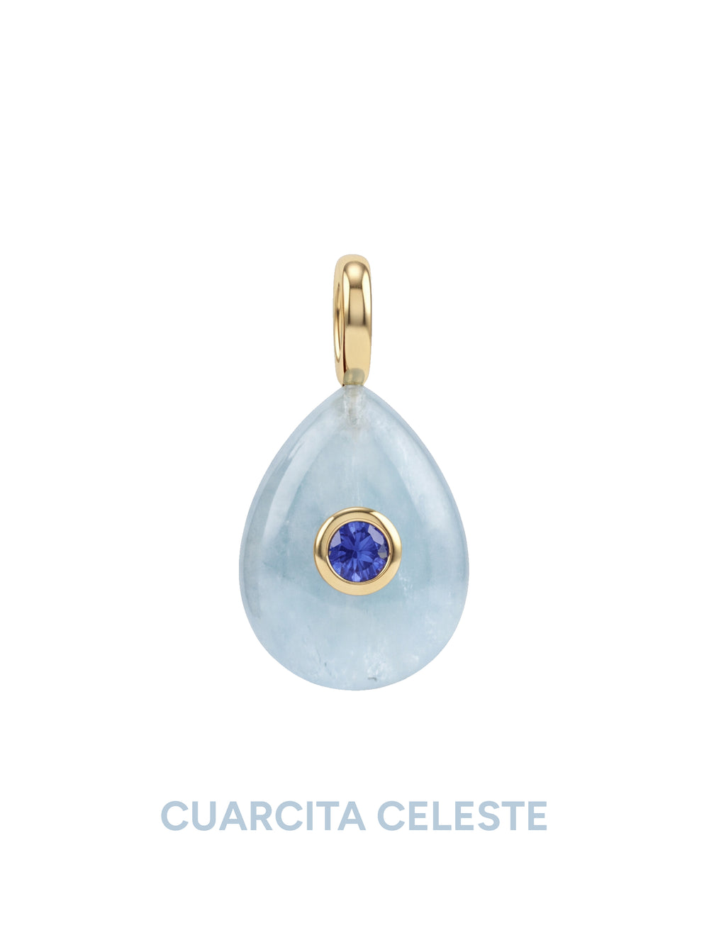Dije Ovalado Con Centro Zirconia