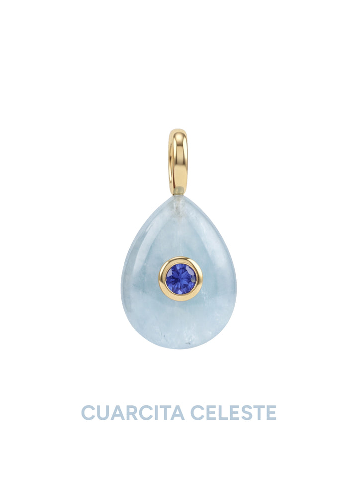Dije Ovalado Con Centro Zirconia