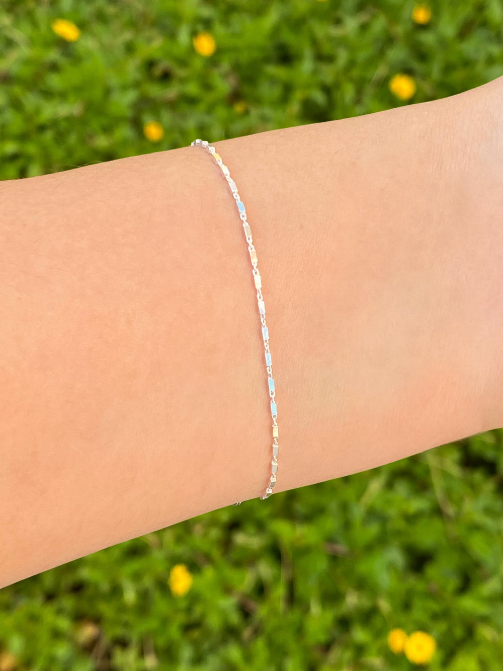 Pulsera Eslabon Rectangular