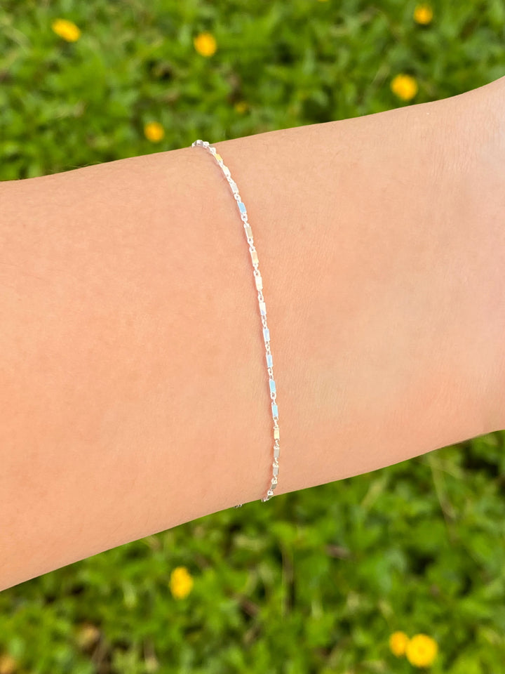 Pulsera Eslabon Rectangular