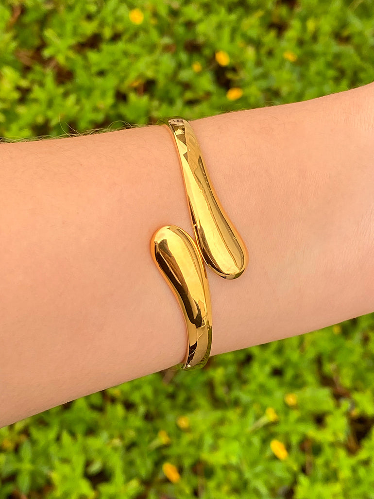 Brazalete Doble Gota Cruzado