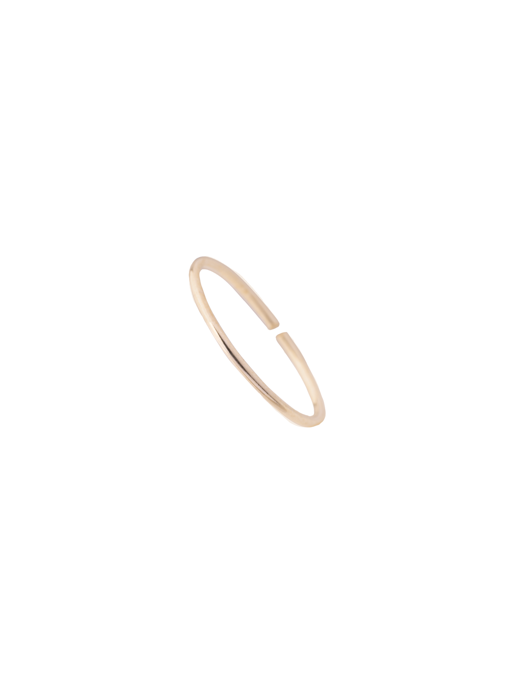 Anillo Dorado Delgado Ajustable