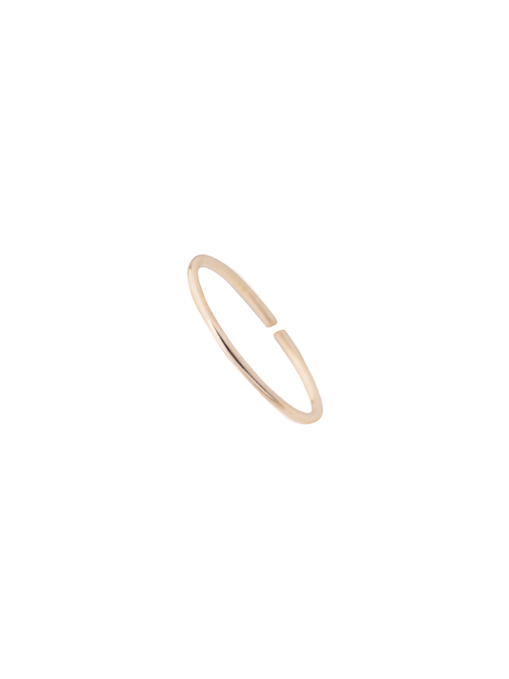 Anillo Dorado Delgado Ajustable