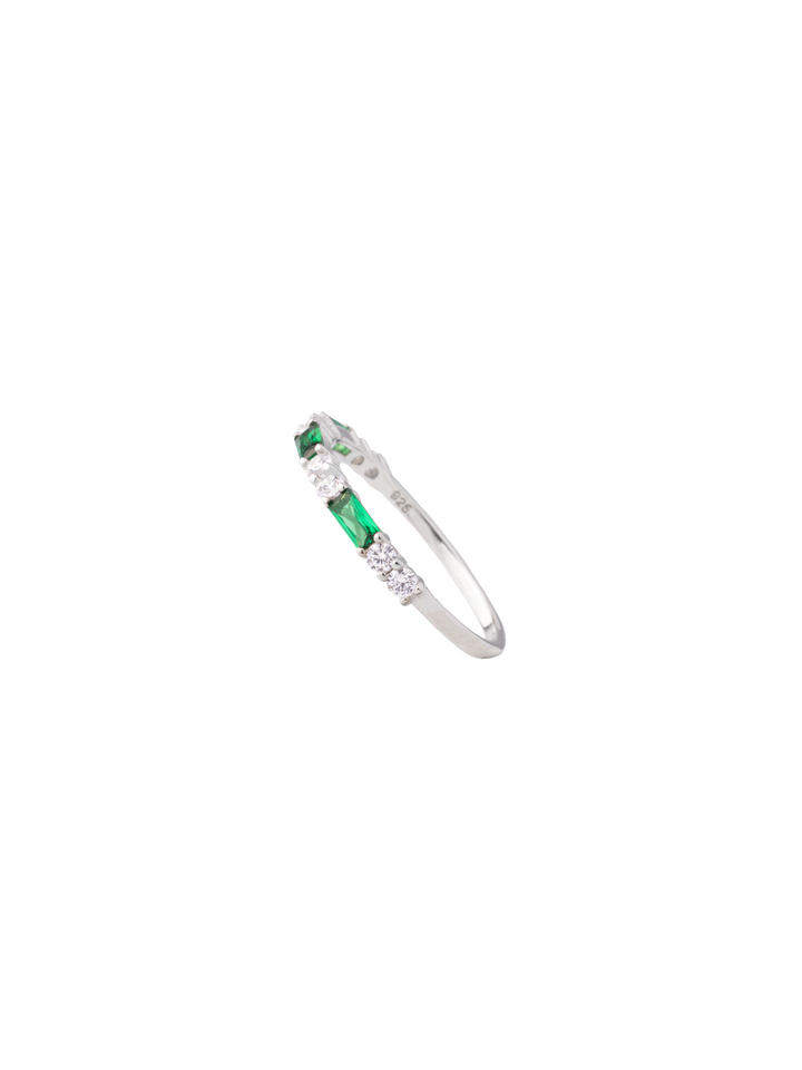 Anillo Baguettes y Zirconias