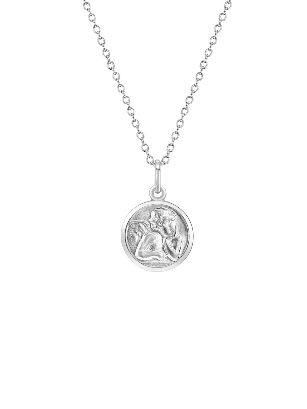 Collar Con Medalla Angel De La Guarda
