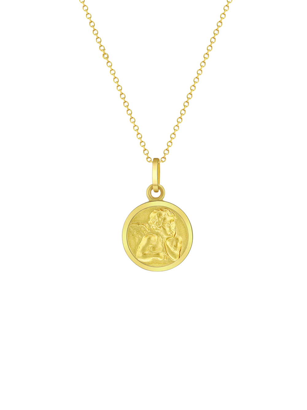 Collar Con Medalla Angel De La Guarda