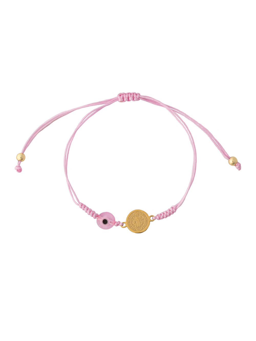 Pulsera Hilo Con Ojo Y San Benito