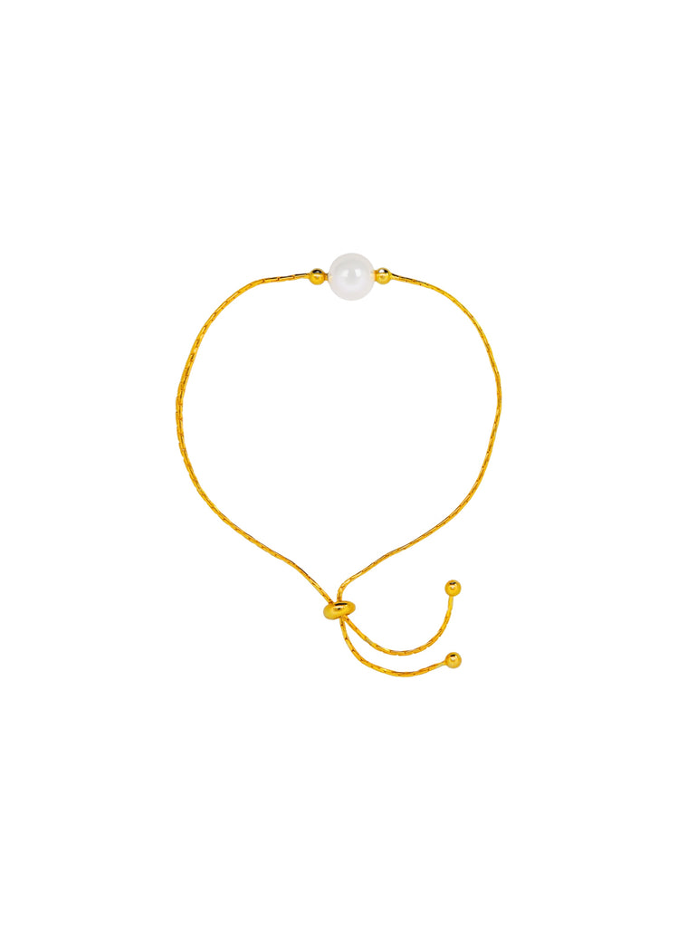 Pulsera Con Perla Ajustable