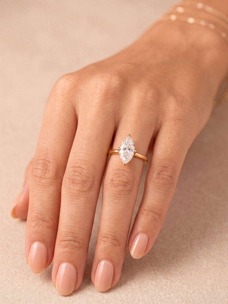 Anillo Zirconia Marquesa Central