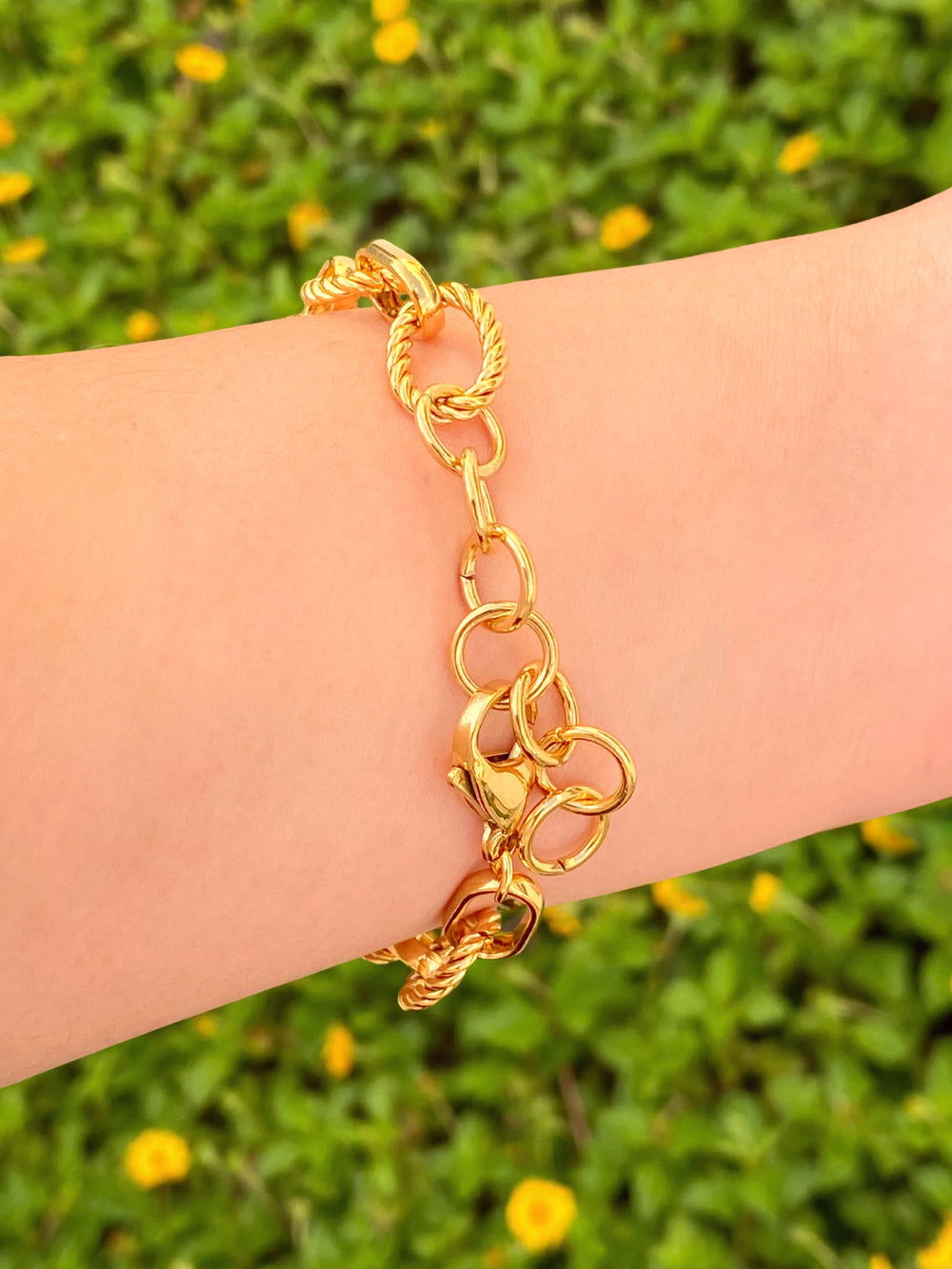 Pulsera Ovalado Enlazado Trenzado