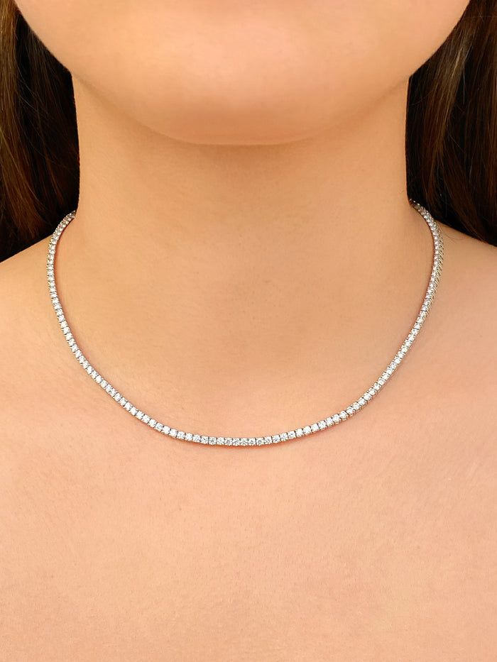 Tennis Necklace Diamantes 7 Quilates