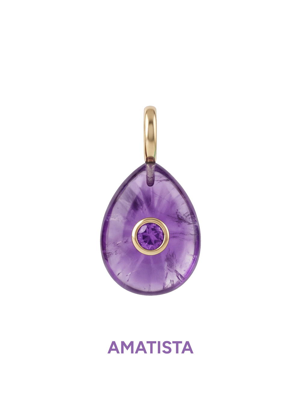 Dije Ovalado Con Centro Zirconia