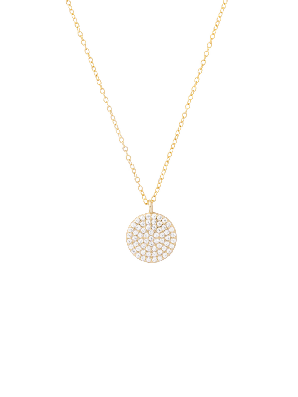 Collar Con Circulo Zirconias