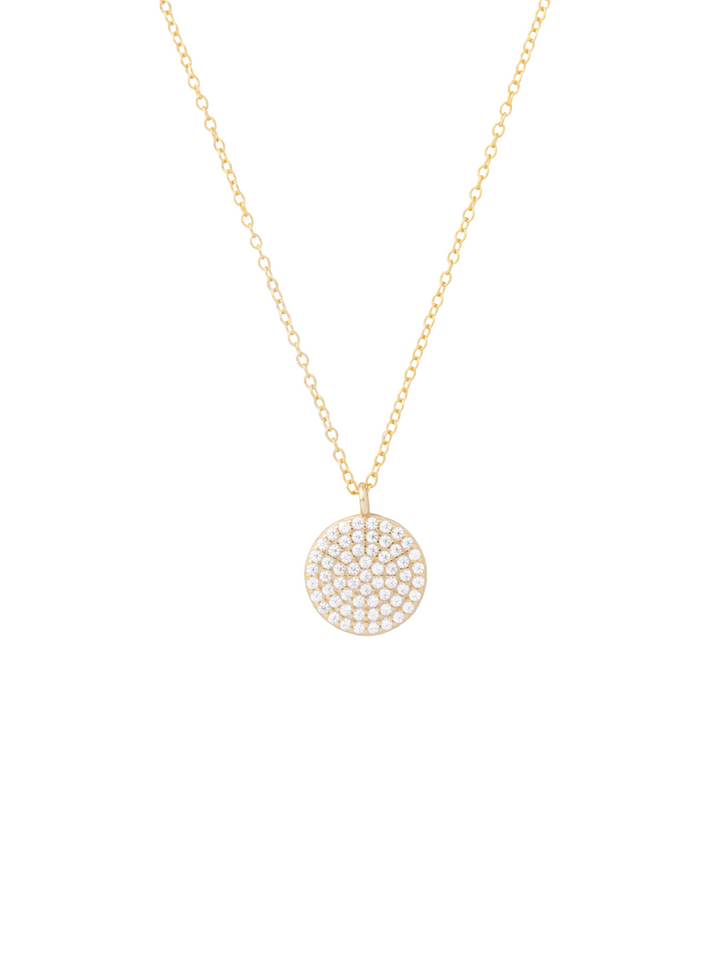 Collar Con Circulo Zirconias
