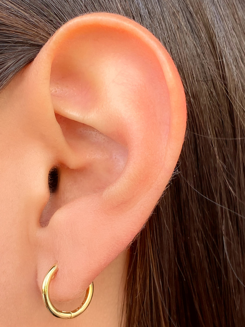 Par Arracada Con Argollas Zirconias