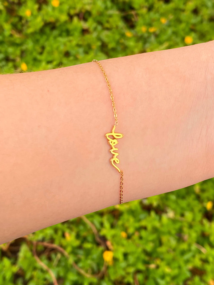 Pulsera Letras Love