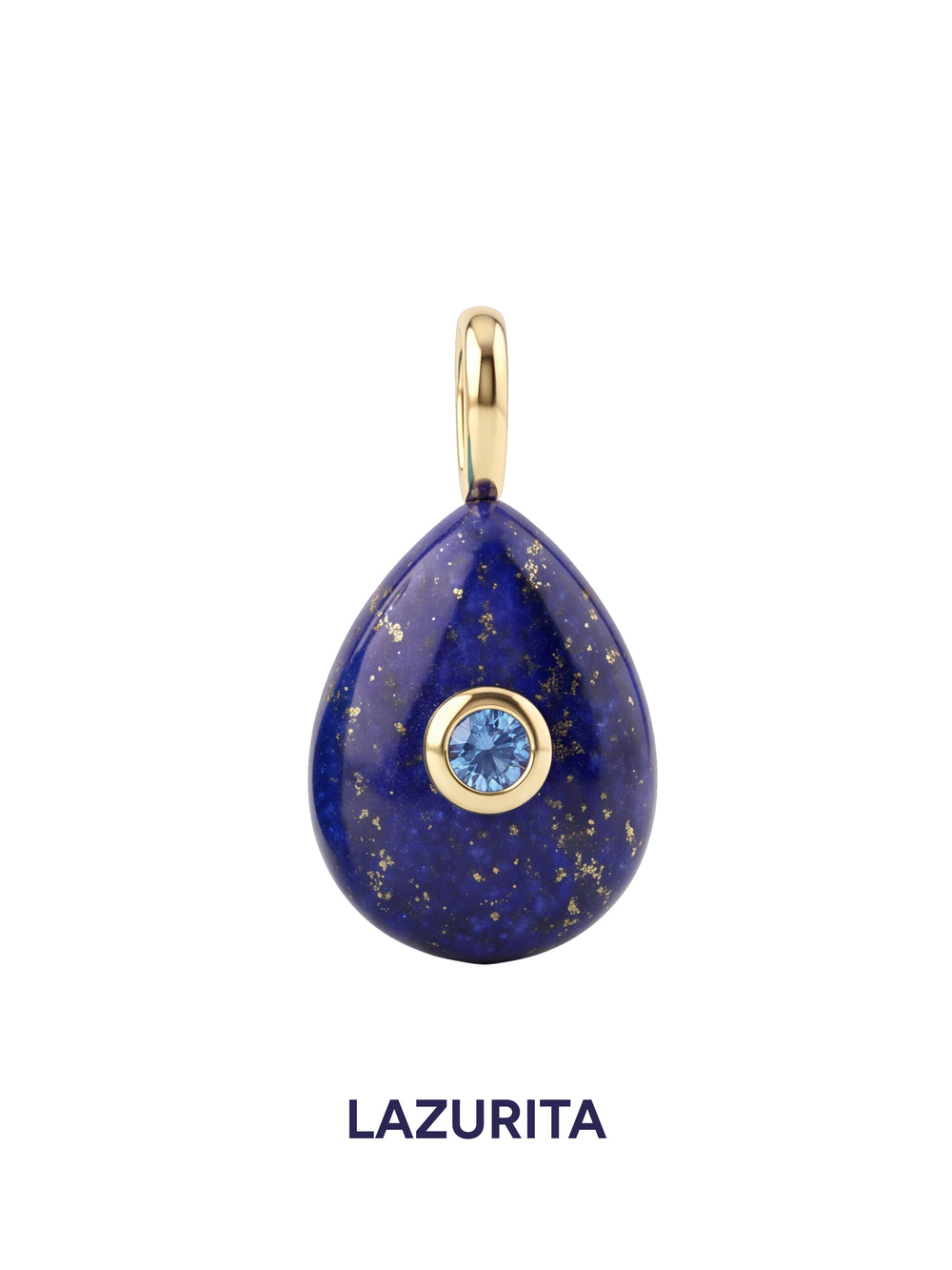 Dije Ovalado Con Centro Zirconia