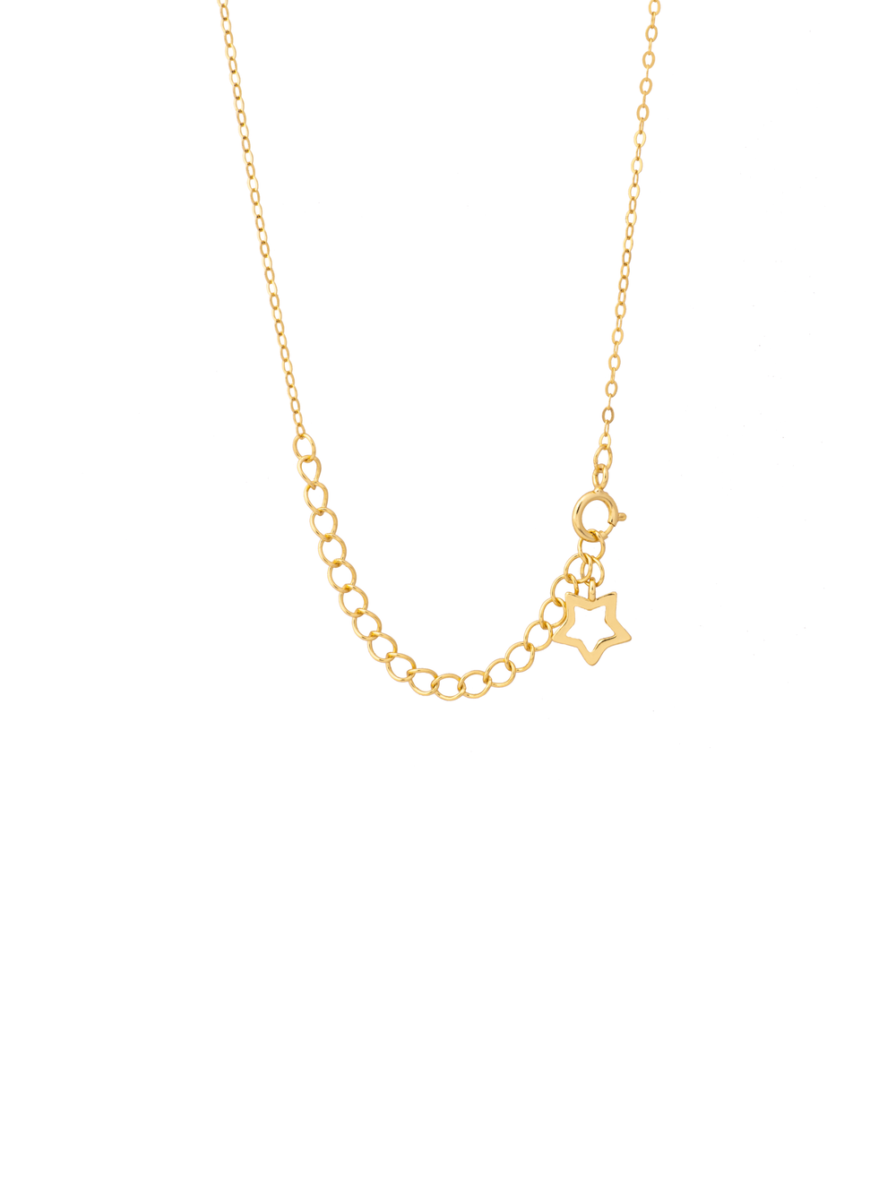 Collar Con Dije Estrella Zirconia