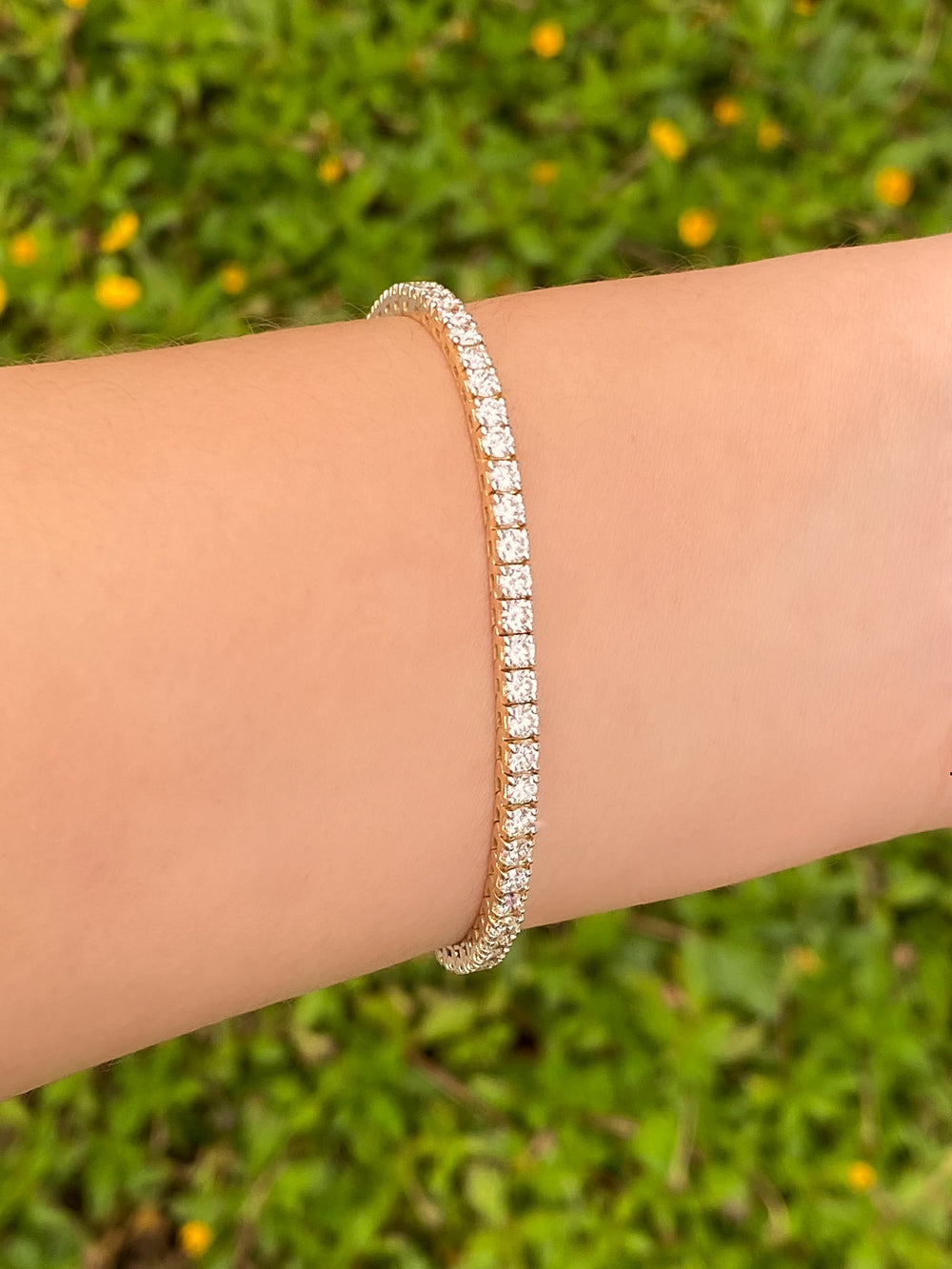 Tennis Bracelet 5 Ct Diamantes Lab Grown