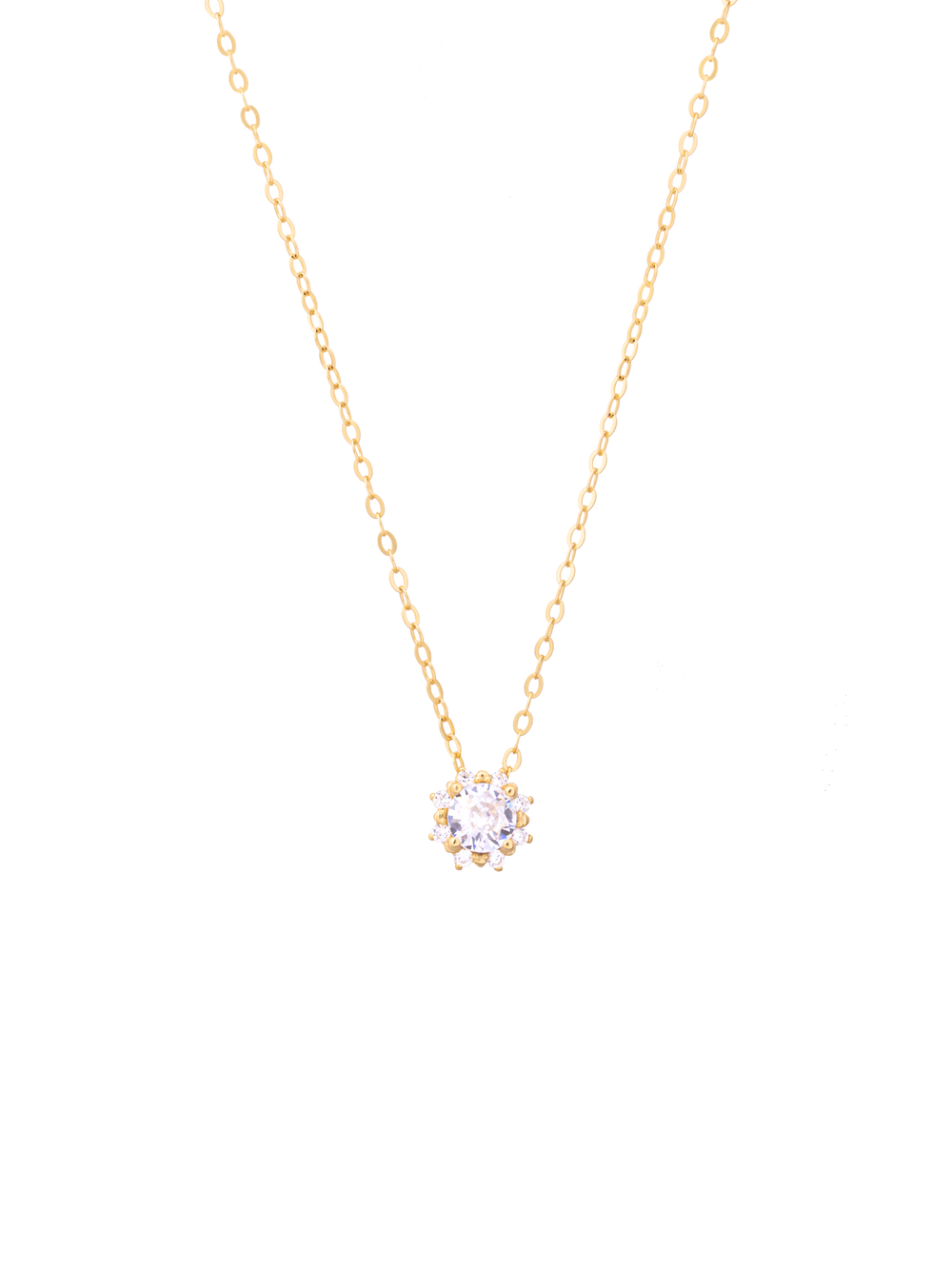 Collar Con Dije Zirconia