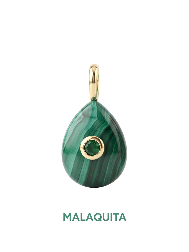 Dije Ovalado Con Centro Zirconia