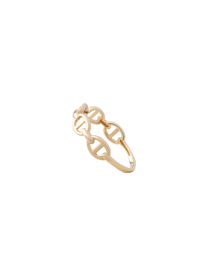 Anillo Eslabon Marinero Oro 14k