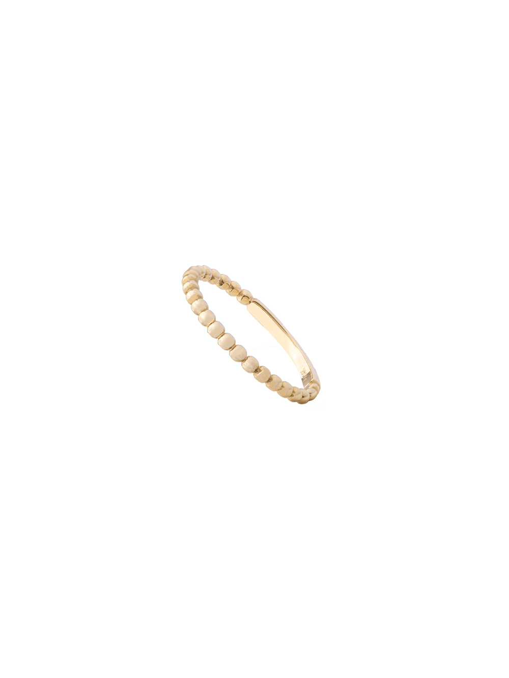 Anillo Bolitas Oro 14k