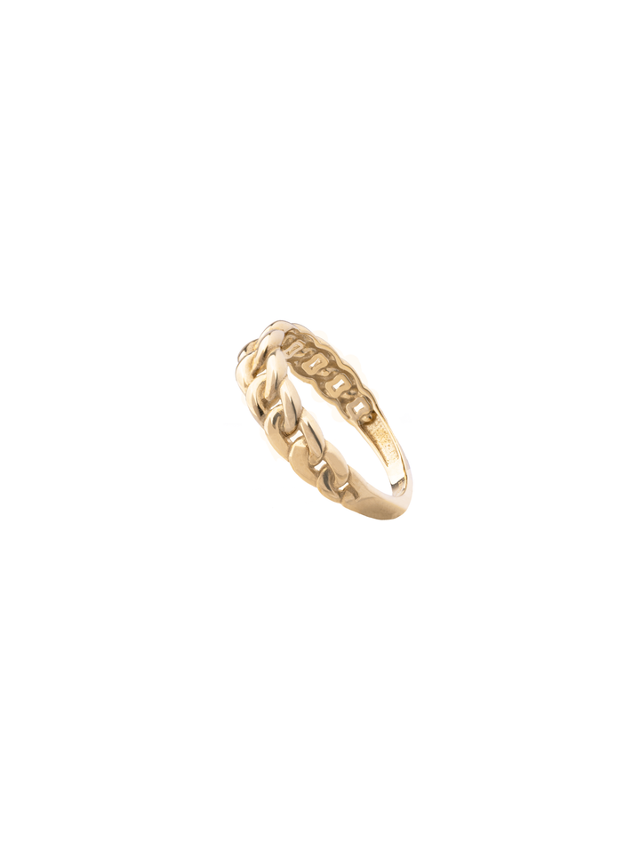 Anillo Eslabon Oro 14k