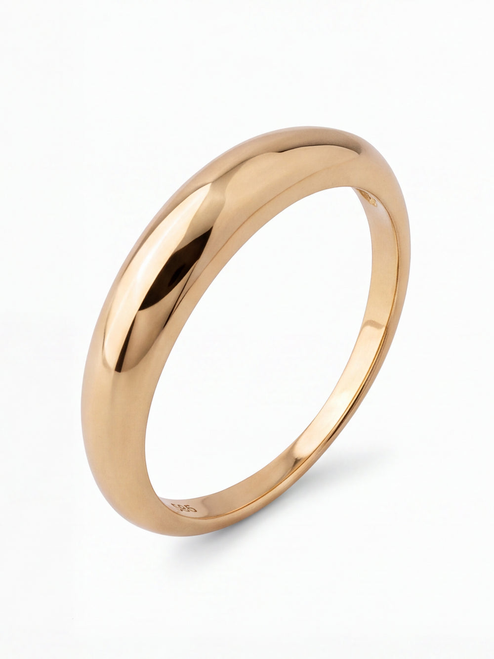 Anillo Liso Oro 14k