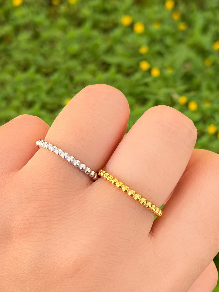 Anillo Mini Bolitas 2 mm