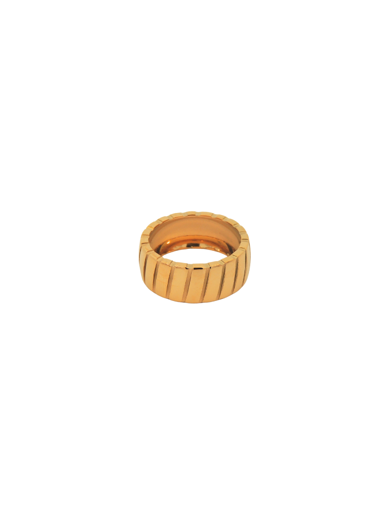 Anillo Con Lineas 7 mm