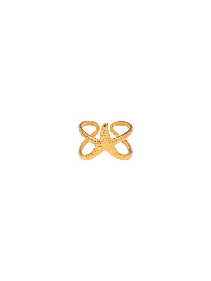 Anillo Estrella De Mar Abierto