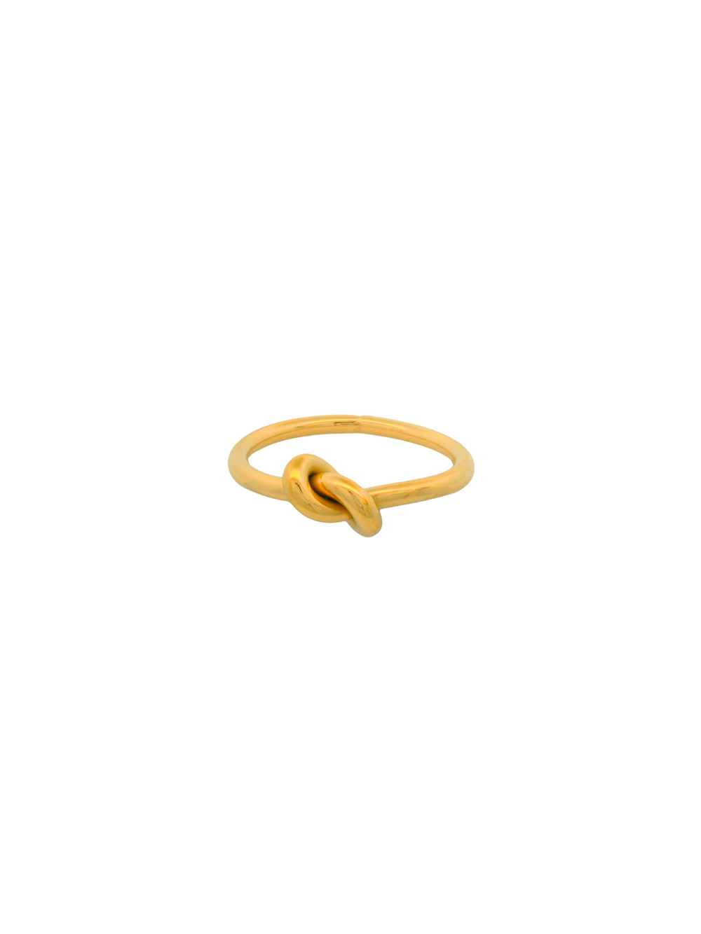 Anillo Delgado Con Nudo
