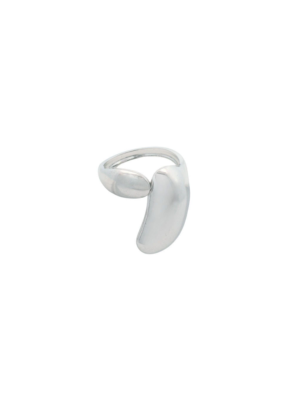 Anillo Con Doble Gota Alargada