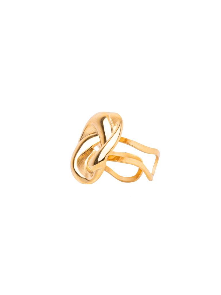 Anillo Chunky Con Nudo