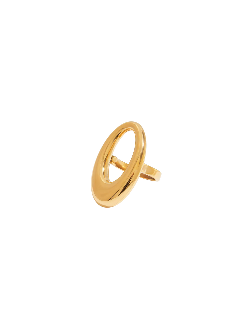 Anillo Ovalo Abierto Chunky