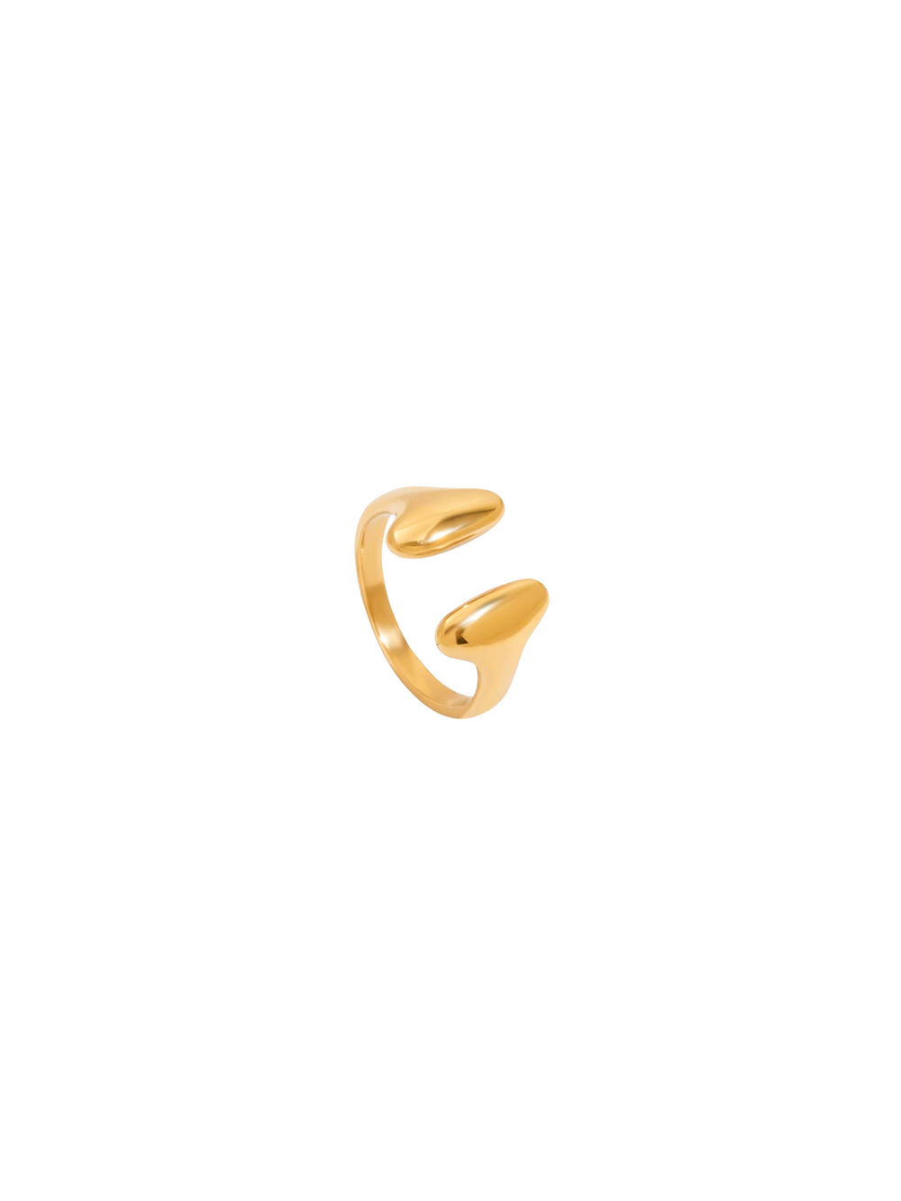 Anillo Con Doble Ovalo Abierto