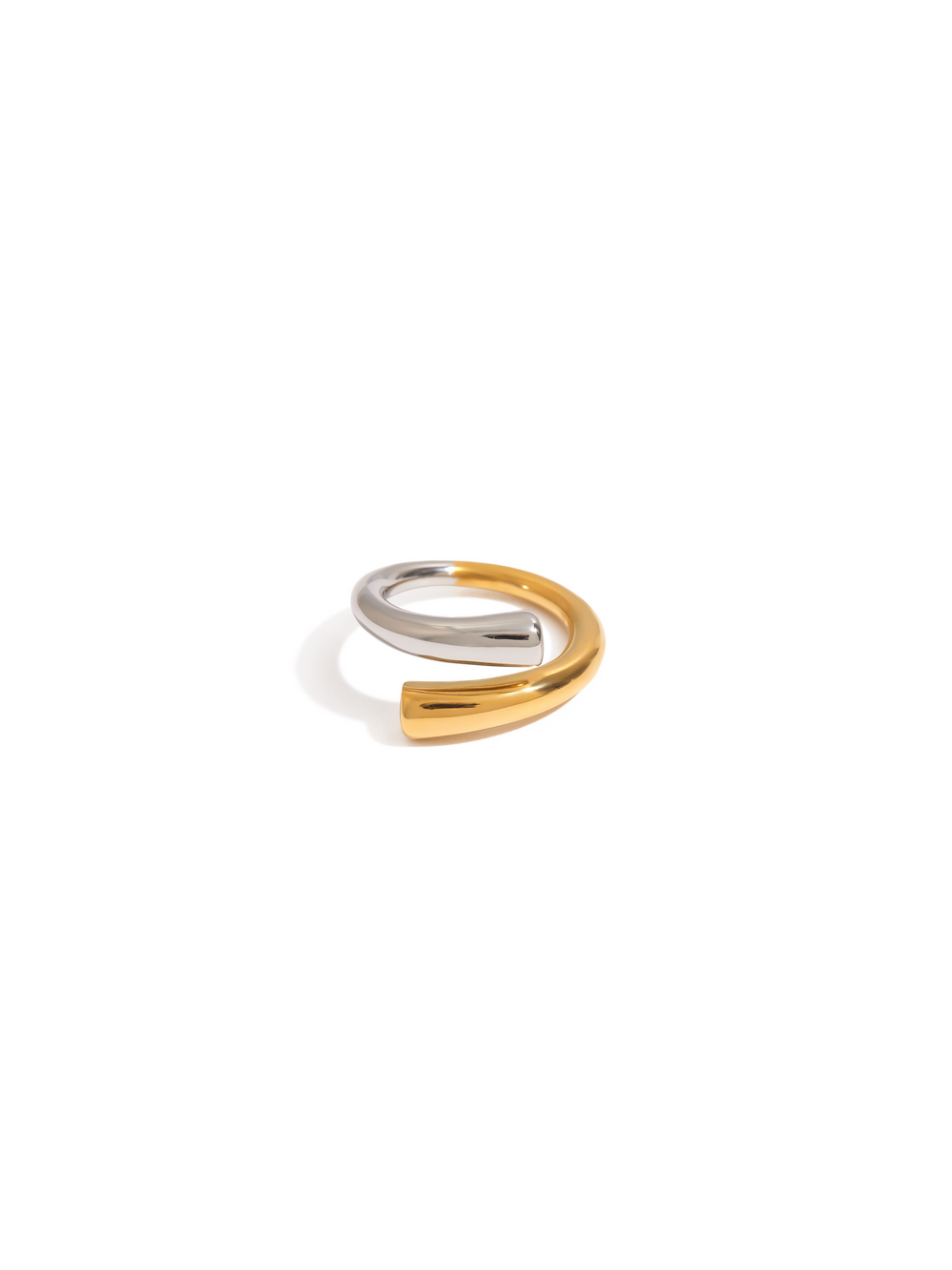 Anillo Abierto Cruzado Combinado