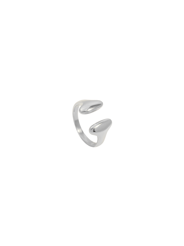 Anillo Con Doble Ovalo Abierto