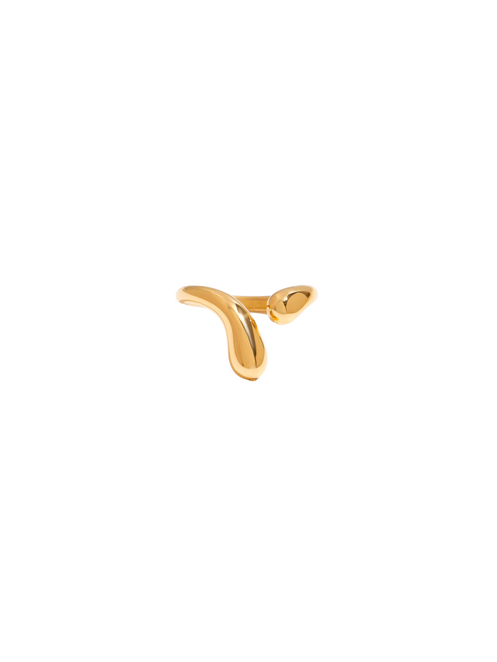 Anillo Doble Gota Delgado