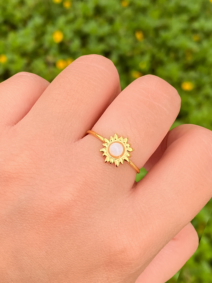 Anillo Ajustable Con Sol