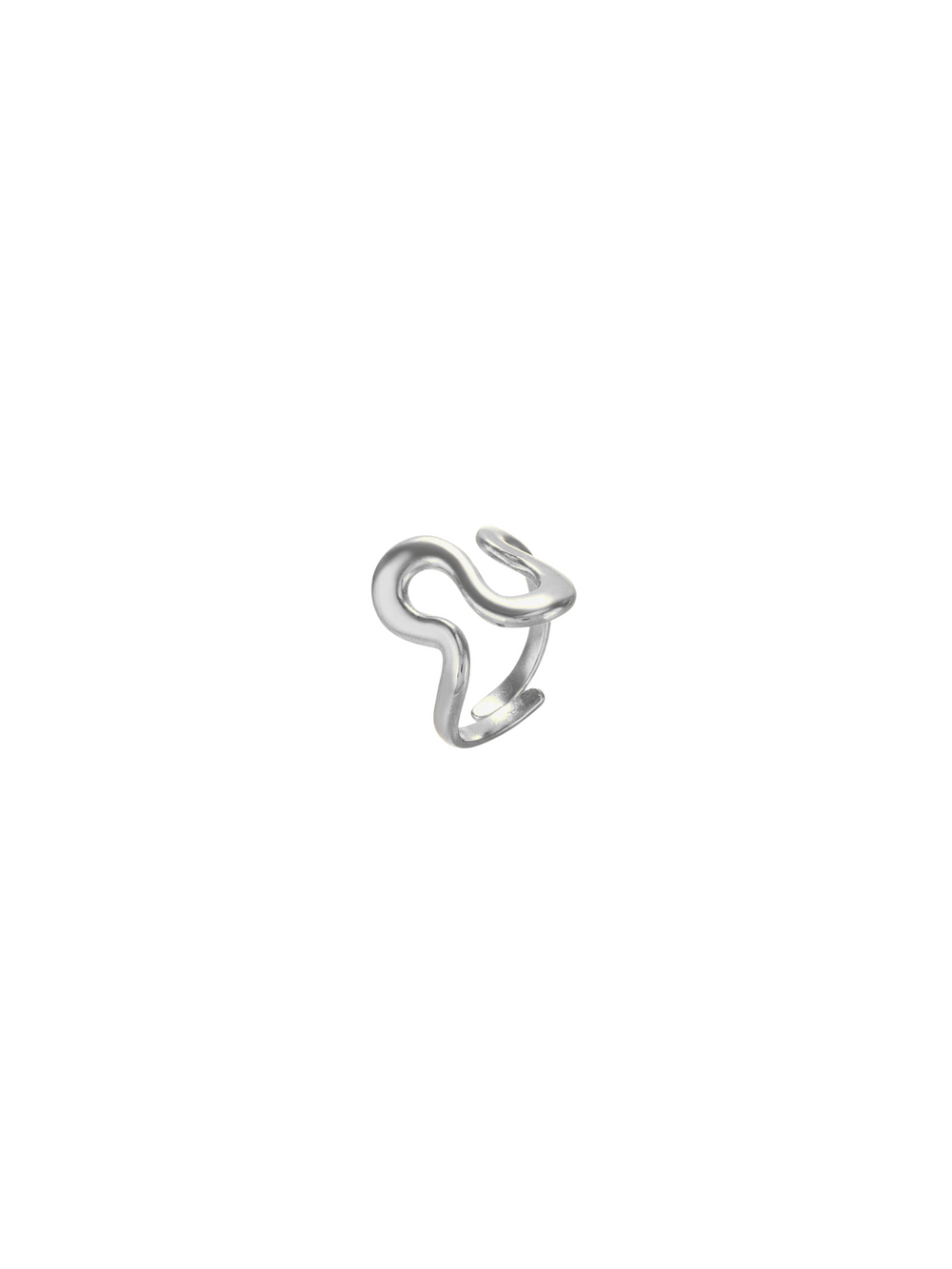 Anillo Dos Ondas Curveado