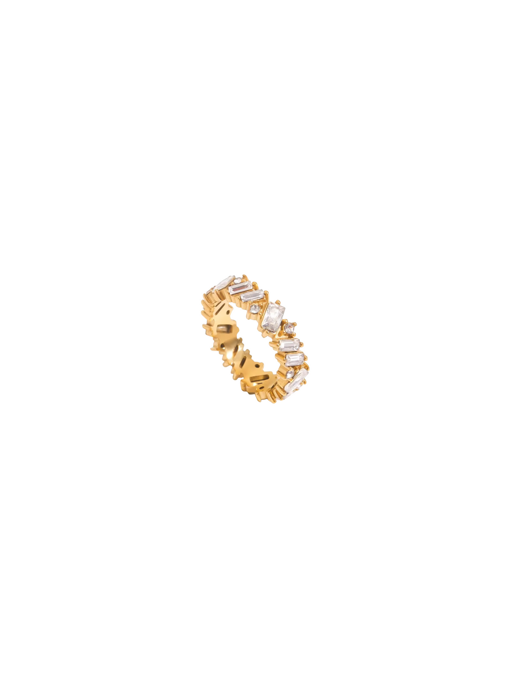 Anillo Baguettes ZigZag